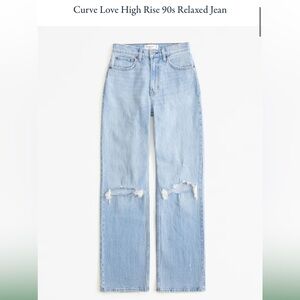 Abercrombie & Fitch Light Blue High Rise Jeans